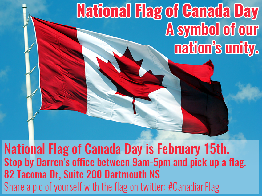 A New Flag to Celebrate The National Flag of Canada Day. Darren